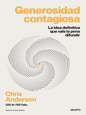 cover image of Generosidad contagiosa